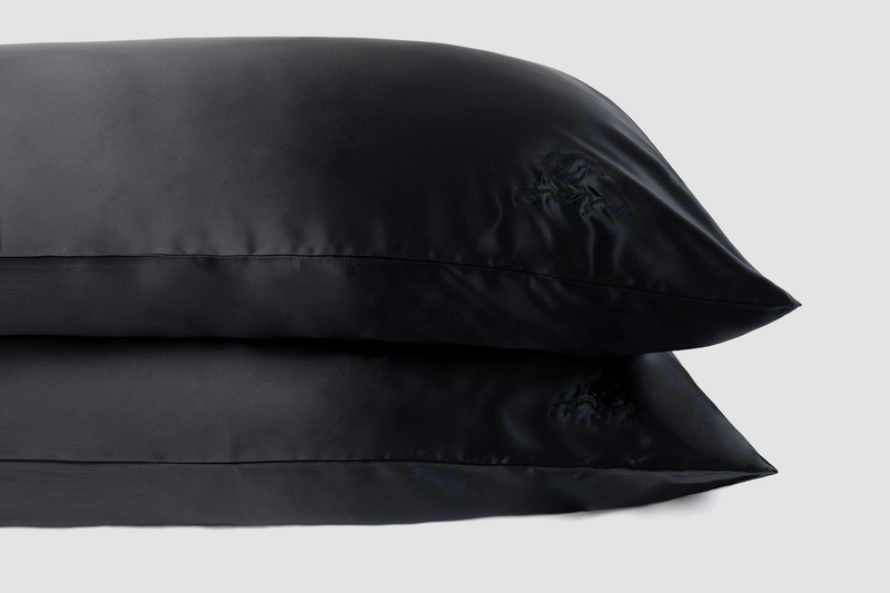 Silk Pillow Slip - Black