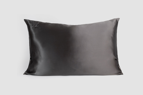 Silk Pillow Slip - Stone Grey
